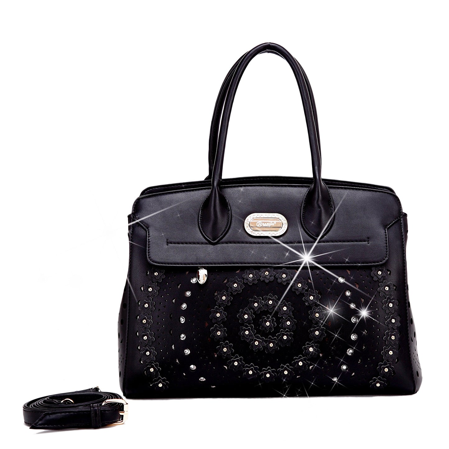 Brangio Golden Blossom Tote Bag - Made in Italy