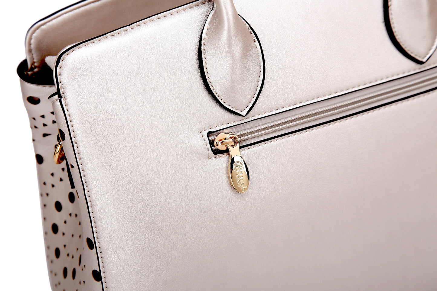 Brangio Golden Blossom Tote Bag - Made in Italy