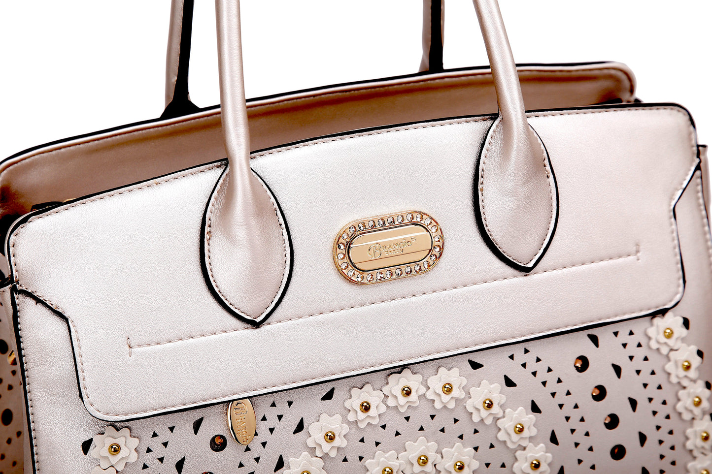 Brangio Golden Blossom Tote Bag - Made in Italy