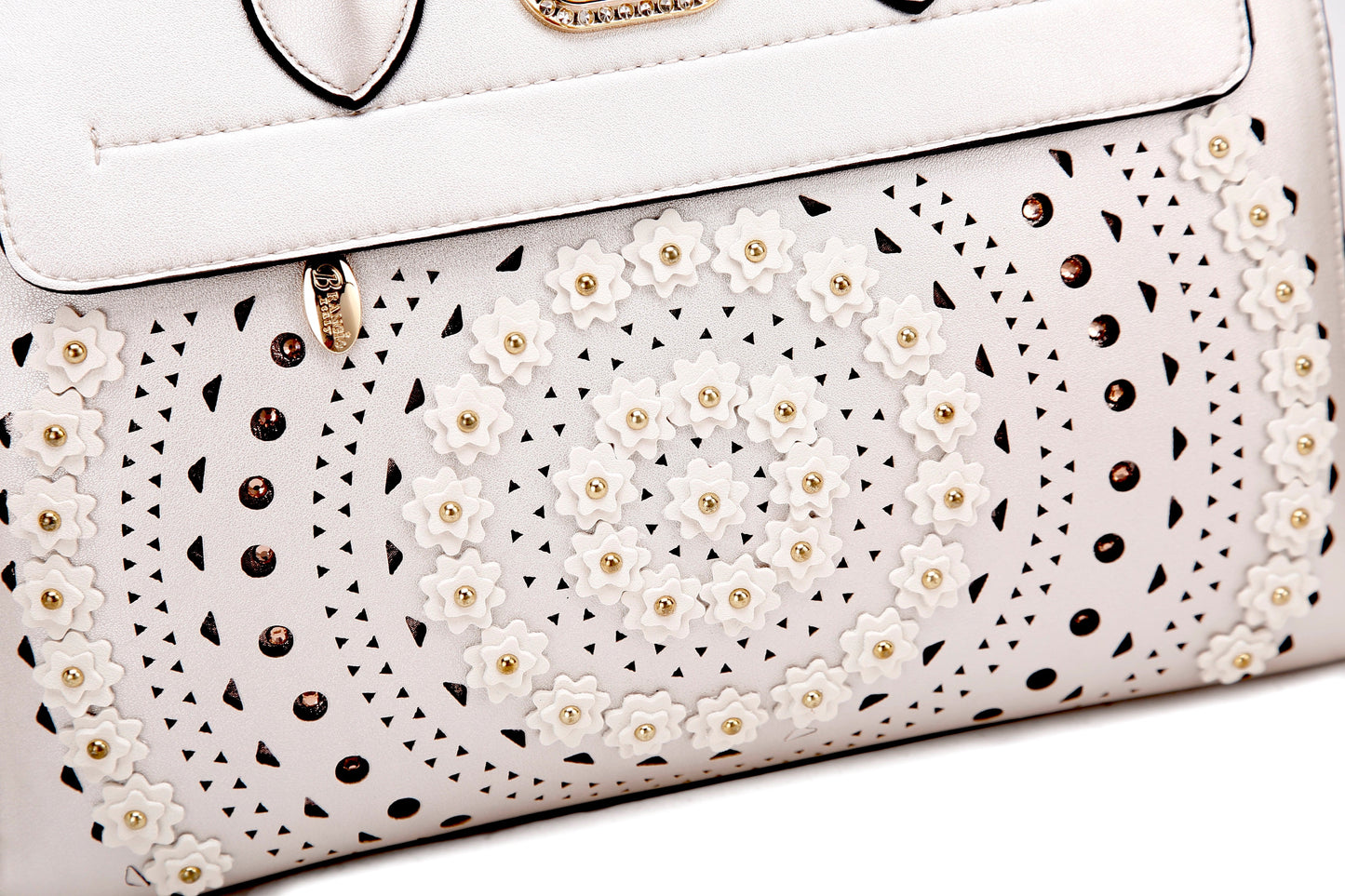 Brangio Golden Blossom Tote Bag - Made in Italy
